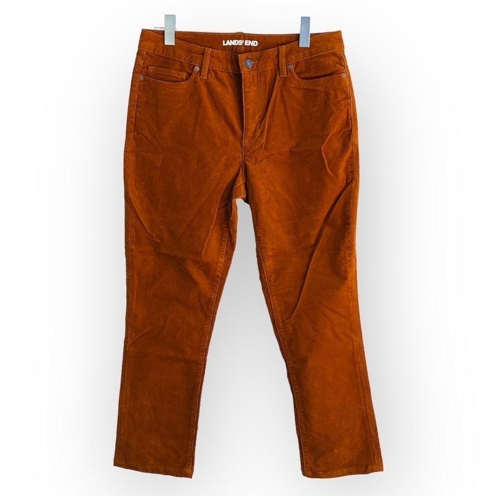 Land’s End Copper Corduroy Long Pants Size 10